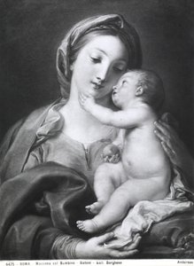 Madonna en Kind, 1708 door Pompeo Girolamo Batoni